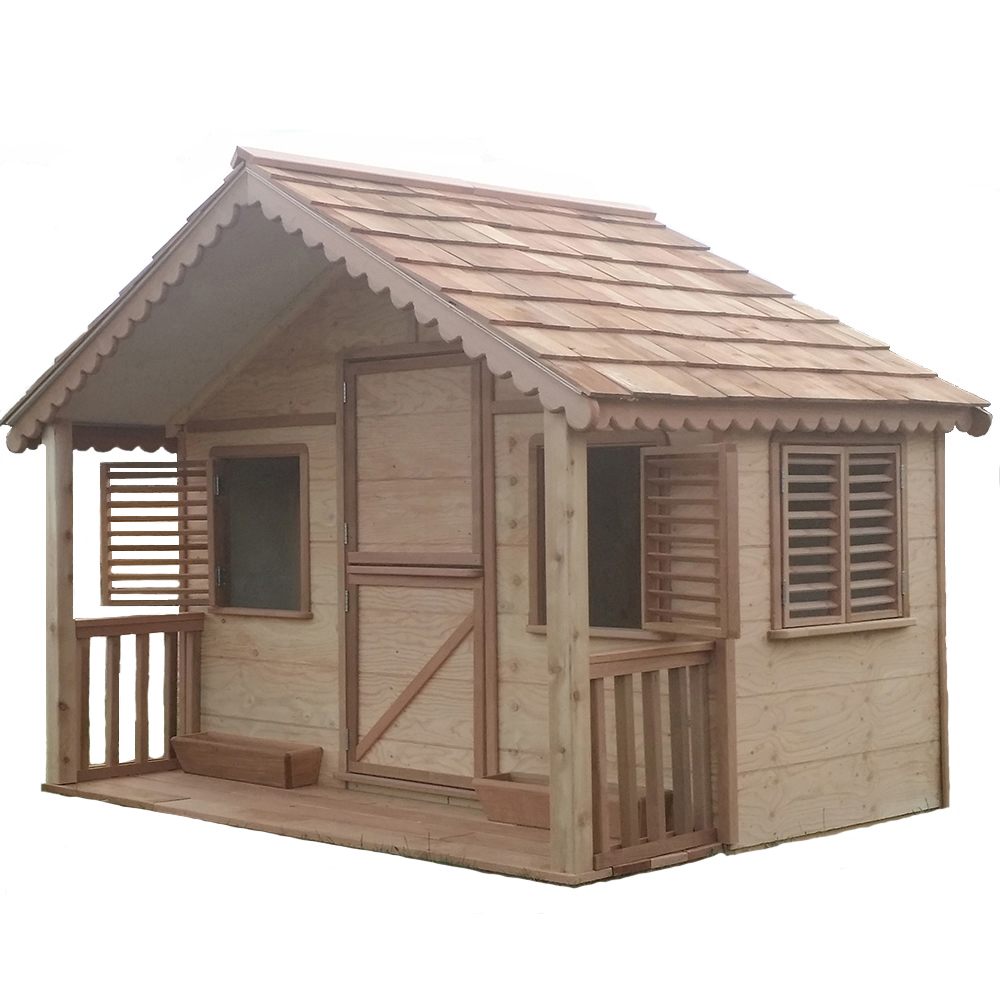Larger playhouse with covered front porch