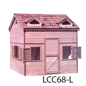 Playhouses with loft are great and they come as easy to assemble playhouse kits
