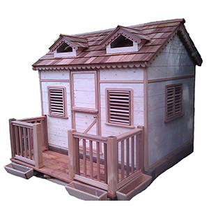 Taller version playhouse with front porch