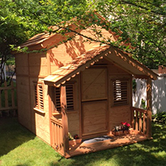 playhouse with loft