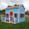 This playhouse is all dressed for success