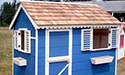 Blue playhouses are nice too.